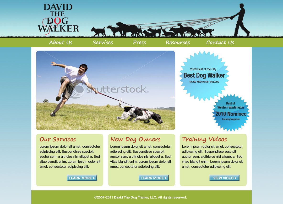 Visual Design 2 - Main Page